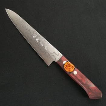 V金１０号積層鋼鍛造 特製手作り包丁 田中一之刃物製作所 ペティー１５０ミリ 誠貴作 積層鋼 V金10号 ペティ 田中一之刃物製作所 刃渡り150mm